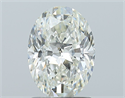 Natural Diamond 1.50 Carats, Oval with  Cut, I Color, SI2 Clarity and Certified by GIA
