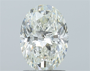 Picture of Natural Diamond 1.50 Carats, Oval with  Cut, I Color, SI2 Clarity and Certified by GIA