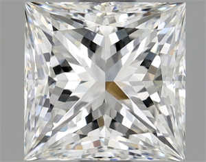 Foto Diamante Natural 1.02 quilates, Princesa , Color G, claridad VS2 y certificado GIA de