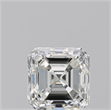 Natural Diamond 0.90 Carats, Asscher with  Cut, H Color, VVS1 Clarity and Certified by GIA