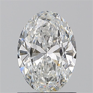 Picture of Natural Diamond 1.01 Carats, Oval with  Cut, E Color, SI2 Clarity and Certified by GIA