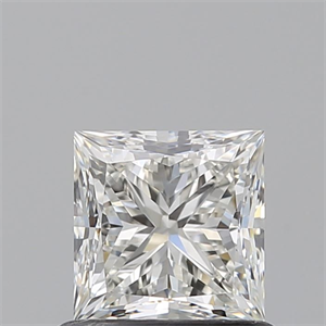 Picture of Natural Diamond 0.80 Carats, Princess with  Cut, I Color, VVS2 Clarity and Certified by GIA