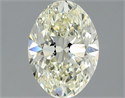 Natural Diamond 1.51 Carats, Oval with  Cut, L Color, VVS1 Clarity and Certified by GIA