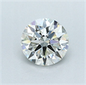 Natural Diamond 0.80 Carats, Round with Excellent Cut, K Color, VS2 Clarity and Certified by GIA
