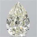 Natural Diamond 2.50 Carats, Pear with  Cut, M Color, SI2 Clarity and Certified by GIA