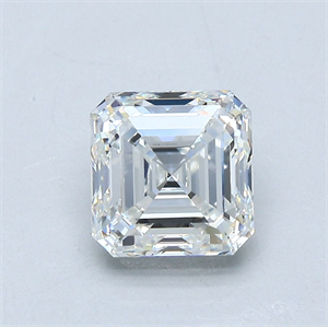 Picture of Natural Diamond 2.01 Carats, Asscher with  Cut, H Color, VS2 Clarity and Certified by GIA