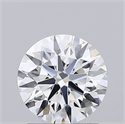 Lab Grown Diamond 1.01 Carats, Round with Ideal Cut, D Color, VVS1 Clarity and Certified by IGI