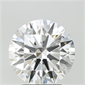 Del inventario de diamantes de laboratorio, 3.10 quilates, Redondo , Color F, claridad VVS2 y certificado IGI
