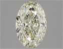 Natural Diamond 1.80 Carats, Oval with  Cut, M Color, VS2 Clarity and Certified by GIA