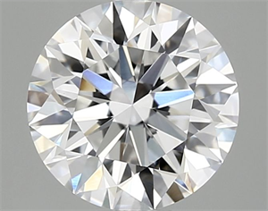 Picture of Lab Grown Diamond 2.09 Carats, Round with Ideal Cut, D Color, VVS2 Clarity and Certified by IGI