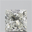 Natural Diamond 1.01 Carats, Princess with  Cut, H Color, VVS2 Clarity and Certified by IGI