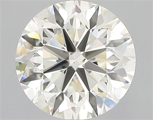 Foto Diamante Natural 0.90 quilates, Redondo , Color L, claridad SI1 y certificado GIA de