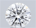Lab Grown Diamond 3.01 Carats, Round with Ideal Cut, F Color, VVS1 Clarity and Certified by IGI