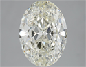 Natural Diamond 4.01 Carats, Oval with  Cut, L Color, VS1 Clarity and Certified by GIA