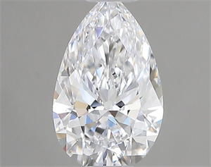 Picture of Natural Diamond 0.50 Carats, Pear with  Cut, D Color, SI1 Clarity and Certified by GIA