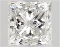 Natural Diamond 1.01 Carats, Princess with  Cut, F Color, VVS1 Clarity and Certified by GIA