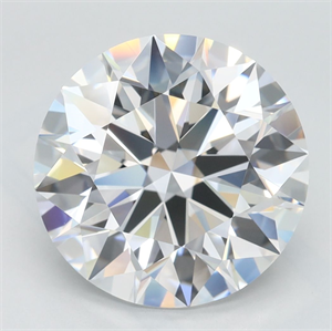 Picture of Lab Grown Diamond 4.13 Carats, Round with Excellent Cut, D Color, VVS1 Clarity and Certified by GIA