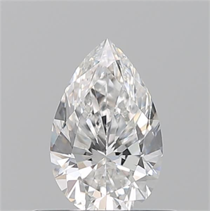 Picture of Natural Diamond 0.50 Carats, Pear with  Cut, F Color, VS1 Clarity and Certified by GIA
