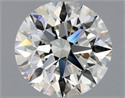 Diamante Natural 1.21 quilates, Redondo , Color I, claridad IF y certificado HRD