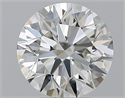 Natural Diamond 2.61 Carats, Round with Excellent Cut, H Color, VS1 Clarity and Certified by GIA