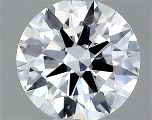 Picture of Natural Diamond 0.57 Carats, Round with Excellent Cut, D Color, IF Clarity and Certified by GIA