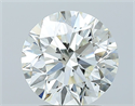 Natural Diamond 2.00 Carats, Round with Excellent Cut, J Color, SI1 Clarity and Certified by GIA