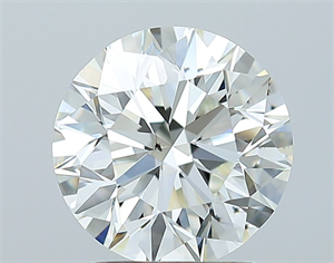Picture of Natural Diamond 2.00 Carats, Round with Excellent Cut, J Color, SI1 Clarity and Certified by GIA