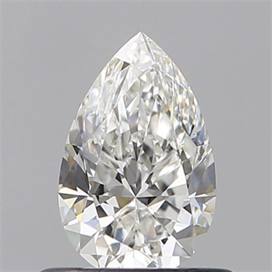 Picture of Natural Diamond 0.54 Carats, Pear with  Cut, F Color, VS2 Clarity and Certified by GIA