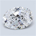 Diamante Natural 1.80 quilates, Ovalado , Color D, claridad VS2 y certificado GIA