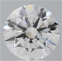 Lab Grown Diamond 6.07 Carats, Round with Excellent Cut, E Color, VVS2 Clarity and Certified by IGI