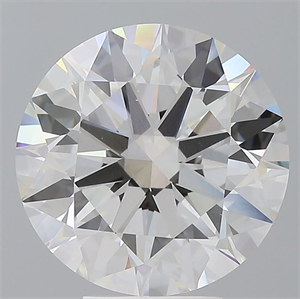 Picture of Lab Grown Diamond 6.07 Carats, Round with Excellent Cut, E Color, VVS2 Clarity and Certified by IGI