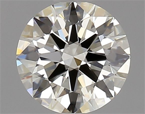 Picture of Natural Diamond 0.91 Carats, Round with Excellent Cut, I Color, IF Clarity and Certified by IGI