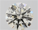 Natural Diamond 1.14 Carats, Round with Excellent Cut, I Color, VS1 Clarity and Certified by IGI