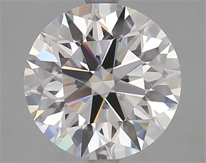 Picture of Lab Grown Diamond 3.22 Carats, Round with Excellent Cut, D Color, VVS1 Clarity and Certified by GIA