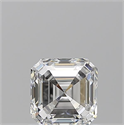 Diamante Natural 0.91 quilates, Asscher , Color E, claridad VVS2 y certificado GIA
