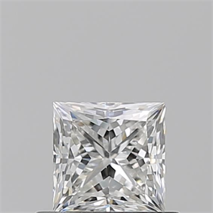 Foto Diamante Natural 0.57 quilates, Princesa , Color F, claridad VVS2 y certificado GIA de