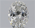 Natural Diamond 0.70 Carats, Oval with  Cut, G Color, VVS1 Clarity and Certified by GIA