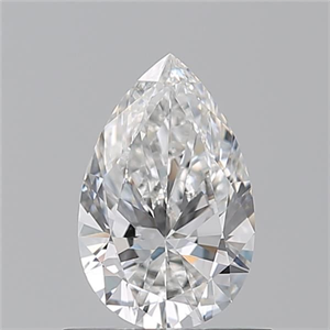 Picture of Natural Diamond 0.70 Carats, Pear with  Cut, E Color, VS2 Clarity and Certified by GIA