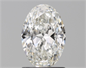 Natural Diamond 1.21 Carats, Oval with  Cut, G Color, VVS1 Clarity and Certified by GIA