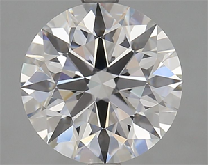 Picture of Lab Grown Diamond 3.13 Carats, Round with Ideal Cut, D Color, FL Clarity and Certified by IGI