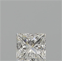 Diamante Natural 0.50 quilates, Princesa , Color G, claridad VVS2 y certificado GIA