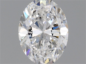 Picture of Natural Diamond 0.50 Carats, Oval with  Cut, D Color, VS1 Clarity and Certified by GIA