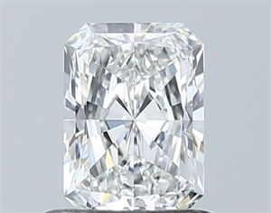 Picture of Natural Diamond 0.70 Carats, Radiant with  Cut, E Color, VVS2 Clarity and Certified by GIA