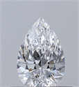 Natural Diamond 0.33 Carats, Pear with  Cut, D Color, VS2 Clarity and Certified by GIA