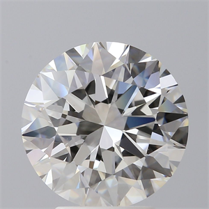 Picture of Natural Diamond 3.01 Carats, Round with Excellent Cut, H Color, VS1 Clarity and Certified by GIA