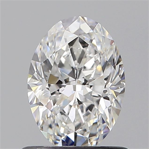 Picture of Natural Diamond 0.74 Carats, Oval with  Cut, E Color, SI1 Clarity and Certified by GIA