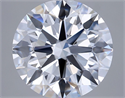 Lab Grown Diamond 3.10 Carats, Round with Ideal Cut, F Color, VVS1 Clarity and Certified by IGI