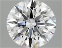 Del inventario de diamantes de laboratorio, 3.03 quilates, Redondo , Color F, claridad VVS2 y certificado IGI