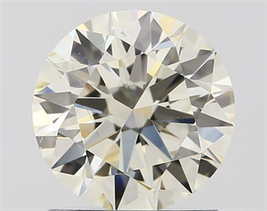 Picture of Natural Diamond 1.22 Carats, Round with Excellent Cut, K Color, VS2 Clarity and Certified by IGI