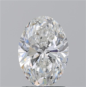 Picture of Natural Diamond 1.71 Carats, Oval with  Cut, F Color, SI2 Clarity and Certified by GIA